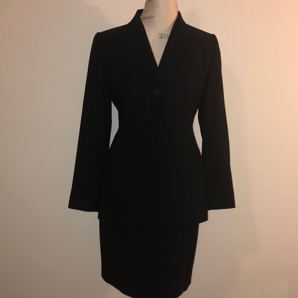 Black Blazer & Pencil Skirt